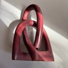 Rare Kenya Catlinite Optical Illusion Sculpture Soapstone 