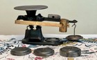 Antique Fairbanks Morse And Company Cast Iron   Brass Postal candy Scale