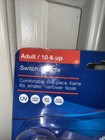 New Speedo Switch  Goggles  Clear  Blue Lense Anti-fog Flex Frame Uv Protection
