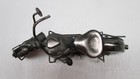 Motorcycle Black Metal Art Sculpture Detailed