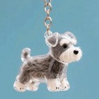 Pet Hair Storage Creative Keychain Clear Dog Shell Pendant Memorial Gifts      
