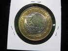 2000 Mexico 20 Pesos Xiuhtechtli Bi Metallic Choice Bu