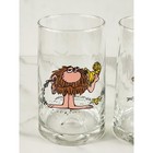 B c  Ice Age Comic Collector Drinking Clear Glass 12oz Arby s 1981 X2 Vintage