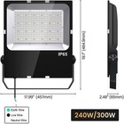 Commercial 300w Led Flood Light Outdoor Football Security Top Pole Lamp Fixture