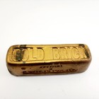 Vintage 1950 s Fort Knox Kentucky Gold Color Bar Brick Souvenir Desk Paperweight