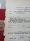 1874 Train Report Connecticut River Railroad Mount Tom Chicopee Falls Ma Ct Vt
