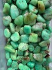 Chrysoprase Tumbled Stone  grade A  Natural Chrysoprase Crystal From Tanzania