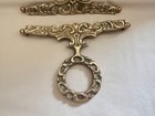 Vintage Solid Brass Bell Pull Cross Stitch Hardware Craft Needle Point