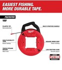 Milwaukee Tool 48-22-4165 100 Ft Polyester Fish Tape W nonconductive Tip