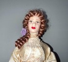Miniature Dollhouse 1 12 Porcelain Standing Victorian Woman Lady