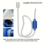 Fish Tank Filter Aquarium Gravel Cleaner Fish Tank Manual Siphon Water Changer