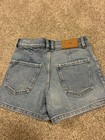 Girl   s Zara Denim Shorts Size 10 With Pockets And Adjustable Waistband
