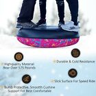 Rigma Snow Tube - Heavy Duty Snow Sleds   Hard Plastic Bottom  High Speed Tubes 