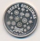 Santa Claus Noel 1 One Troy Ounce 999 Silver Round