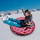 Heavy Duty Inflatable Sledding Tube Oxford Cloth Snow Sled For Kid Adult Towable