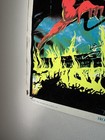 Vintage 1983 Iron Maiden  802 Velvet Blacklight Poster Funky Number Beast