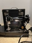1941 Vintage Singer Featherweight 221 Sewing Machine With Carrying Case Working