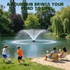 Pond Fountain Aerator 750w -pond Fountain -1hp 15000 Gph Floating Aerator Pump-1