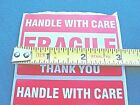 Fragile Handle With Care Stickers  2 x3   30 Pack  thirty  Self Stick Labels Usa