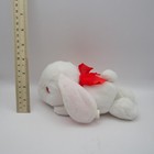 D0910a Poteusa Loppy Bunny White Amuse Plush 6  Laying Toy Doll Japan