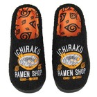 Naruto Shippuden Anime Men s Ichiraku Ramen Shop Embroidered House Slippers