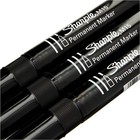 Sharpie M15 Permanent Markers   Bullet Tip   Black   12 Count Black 1 Count  pac