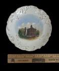 Vintage Morris Minnesota   Minn   Mn Souvenir China Plate   Dish - Courthouse