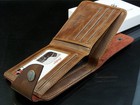 Fashion Mens Genuine Leather Bifold Wallet Credit id Card Holder Slim Coin Purse