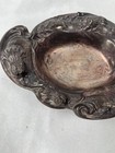 Art Nouveau Vintage Sterling Silver 925 Floral Trinket Pin Tray 1 8oz 50g 6   x4 5
