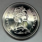 1989 Canadian Nickel 5cent Proof-like Coin From Mint Set  Uncirculated Shiny  