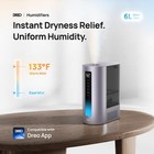 6l Humidifiers For Bedroom  Smart Warm   Cool Mist For Large Room  60hr Quiet Ru