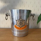 Vintage Veuve Clicquot Champagne Bucket Ice Cooler French Silver 0708241