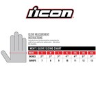 2025 Icon Anthem3 Street Motorcycle Riding Gloves - Pick Size   Color