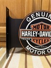 Harley Davidson Motor Oil Flange Sign Parts Motor Cycle Vintage Style Wall Decor