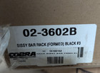 Cobra Sissy Bar Luggage Rack - Formed - Black 02-3602b - New