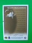 Scott Mccarron 2003 Upper Deck  21 Pga Hand Signed Autographed Golf Card