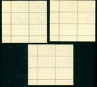 Israel Scott  62-64 Bale  68-70 Mnh Full Tab Blocks Of 4 As Shown