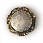 Antique Vintage E p n s Silver Plate Ornate Oval  Butlers Platter Barware