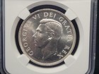 1949 Canada Silver Dollar George Vi Ngc Ms64    Gorgeous Coin See Pics