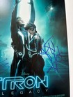 Garrett Hedlund   Olivia Wilde Signed Tron Legacy 12x18 Movie Poster Photo Bas