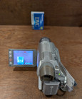 Sony Handycam Dcr-hc32 Minidv Video Recorder Player W dock - Working -read Descr