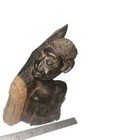 Hand-carved Wooden Tribal Bust Sculpture 