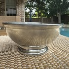 Vintage Stieff Pewter Williamsburg Restoration Footed Bowl Cw10 13 W patina