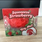 Sunny Days Jumbo Squeezy Strawberry Squishy Toy Stress Relief Sensory Fun