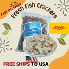 2 Packs X 400g Fresh Fish Crackers  keropok Ikan   - Expedite Free Us Shipping