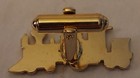 Vintage Railroad Steam Locomotive W  Coal Bunker Single Cufflink - One Only 