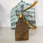 Coach 79609 Gallery Tote In Signature Canvas In Khaki