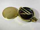 Large Solid Brass Prismatic Surveyors Compass By Francis Barker   Son  d 1932 