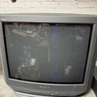 Sony Trinitron Crt Gaming 20    Television Tube Tv Kv-20v80 W Remote 1998 Rare