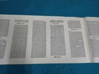 Hebrew Torah Scroll Printed Judaica Scroll W  Wooden Rollers